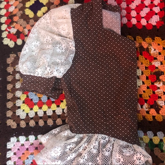 1960 Gunne Sax Style Poof Sleeve Dress - Picture 7 of 8